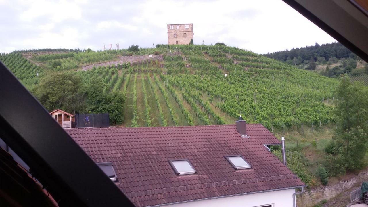 Giebelzimmer Mit Weinbergblick Stetten  Buitenkant foto